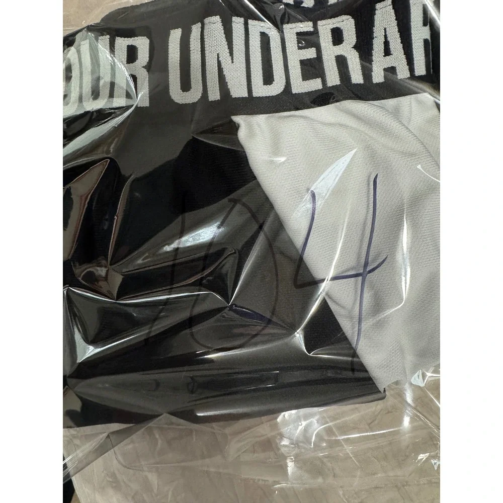 Under Armour‎ Womens HeatGear Athletic Shorts Black White Logo XS Loose Fit